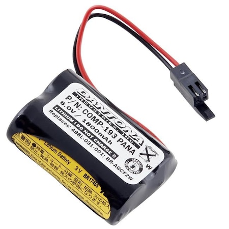 Dantona Dantona COMP-193 PANA 1800 mAh Replacement PLC Battery for GE Fanuc A98L-031-001 COMP-193 PANA
